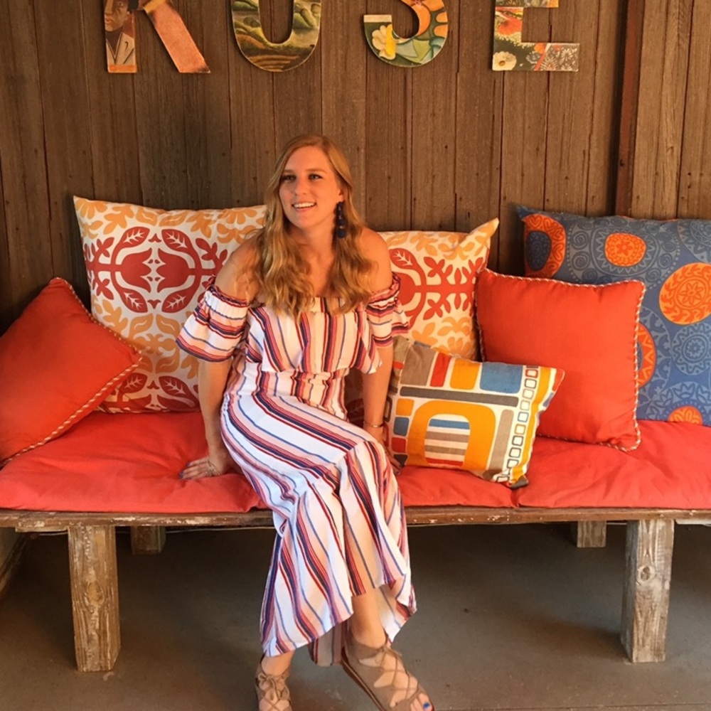 Lucca Couture Off the Shoulder Maxi Dress